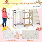 B1 Kids Bookshelf And Toy Storage  3-tier Book Shelf For Kids Rooms  Sling Baby