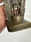 Antique Indian 17-18th Century Shiva Bronze Statue Of Virabhadra Warrior Urti
