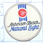 Anheuser-busch Natural Light Beer Brewing 3  Vintage Patch