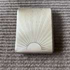 Elgin American Art Deco Sterling Silver Cigarette Case 92g- 3 3 Oz Vintage