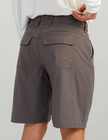 Huk Fishing Men s Small Next Level 10 5  Shorts Quick Dry Iron Gray Nwt Msrp  65