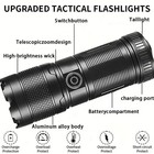 1-100x Super Bright 99000000lm Led Flashlight Rechargeable Tactical Flashlights
