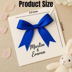 Blue Gift Wrap Bows - 50pcs 3 3 Inch Elegant Bows For Gift Wrapping  Party De   