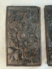 Antique Floral Rosette Architectural Salvage Carved Sunflowers