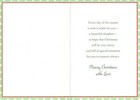 For You  Daughter - Christmas Greeting Card - 22509