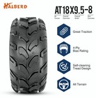 Set Of 4 18x9 50-8 Atv Tires 4pr 18x9 50x8 18x9 5-8 Utv All Terrain Replacement