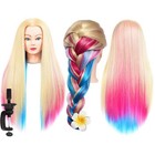 28 Inch Mannequin Head Styling Head For Hairdresser Practice Training Head Ra   