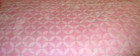 Vtg Pink Baby Blanket Plush Geometric Pattern 32 x 38  Nursery Soft Warm     714