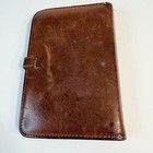 Vintage Coach Leather Address Book Day Planner Brown 1990s Y2k Purse Size 6 x4 