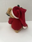 Russ Brand Sammy Santa Christmas Teddy Bear Stuffed Animal Plush 12   