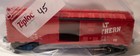 Lionel   45 No Box  O Scale   6341 6341 Great Northern Red Box Car