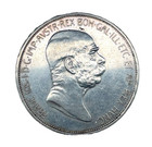 1908 Austria Franz Joseph I 5 Corona 60th Anniversary Of Reign Unc  Silver Coin