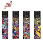4 X Clipper Refilable Lighters Jet Flame Nice Trip Full Size Full Set