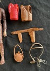 Vintage Jay West Marx Johnny West Cowboy Action Figure Dark Brown Body