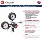 Kegco Hl-62 Premium Commercial Grade Double Gauge Co2 Draft Beer Regulator