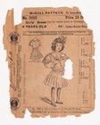 Rare Antique Vintage Sewing Pattern 1900s Girl s Dress Size 6 Mccall 2622 Tlc