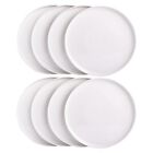 Gibson Home Oslo 8-piece Porcelain Chip And Scratch Resistant Dinner Plate Set