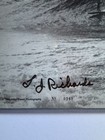 Surf Poster  Photo  - 1960 Autographed Lj Richards  Rare  149 Print