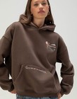 Malibu Skyye Around The Sun Womens Hoodie  Color  Brown