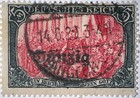 Travelstamps  1920 Germany Danzig Occ poland   Danzig Mi 15 Used  Ng  Handstamp