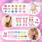 Kids Play Jewelry Sets  Princess Toys For Girls 4-6  29 Pcs Little Girl Costume