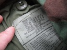 Us Army Field Jacket Mens Size Medium Long Woodland Camo Cold Weather Vintage