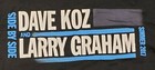 Dave Koz   Larry Graham Side By Side Summer Tour 2017 Concert T-shirt Black Xl