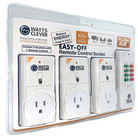 Watts Clever Energy Saving Easy Off Remote Control Socket Save Money Reduce Cost