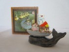 Wee Forest Folk Figurine Land Ho    Mice Sailboat On Whale Ms-12 Mint   Box