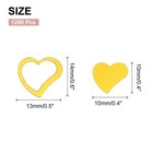 1200pcs Heart Confetti Glitter Confetti Table Decor 0 5x0 6  0 4x0 4  Gold