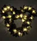 New In Box Disney Parks Mickey Mouse Icon Light-up Christmas Wreath