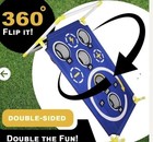 Spelen 360 Toss And Turn Game Double Sided Bean Bag Toss Cornhole Set 16  Games