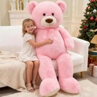 Giant Teddy Bear Stuffed Animal 4 Ft 51   Big Stuffed Bear For Girlfriend Boyfri