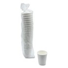 Boardwalk Dw10hcuppk 10 Oz Double-walled Paper Hot Cups - White  25 pack  New