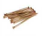 Square Bugle Head  8x3  Coarse Thread Exterior Yellow Zinc Outdoor Screw  4000  