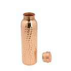 34oz Pure Copper Water Bottle - Handmade Hammered Finish - Ayurvedic Health Usa