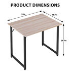 Computer Writing Desk Laptop Workstation Table Wood Foldable Home Office Desk
