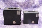 2 Kodak Brownie Junior Box Cameras   One Six-16 And One Six-20  Art Deco Front 