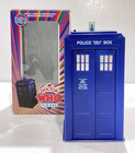 Rare Vintage Doctor Who Dapol 7  Tardis With Working Lights   Rainbow Box