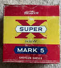 4 Vintage Western Super X Mark 5 Empty Shotgun Shell Boxes