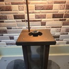 Old New England Rha Barn Lantern wood  Glass   Steel  