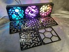 Computer Fan Grill 120mm X 120mm Black Lasercut Acrylic Custom Pc Modding