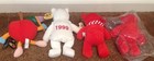 1999 Mr  Apple Ruby Ebay Official Bean Bag Toy Stuffed Plush  set Of Collectibles