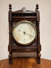 Antique Victorian Wooden Wall Barometer Non Working Decorative Parts Repair