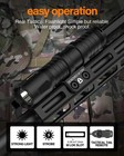 Toughsoul 1250lm Aluminium Tactical Flashlight For M-lok Rail With Remote Switch