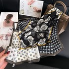 Silky Soft Women   s Scarf     70x70cm Square Wrap  Elegant Shawl   Hijab