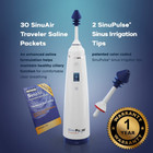 Sinupulse Traveler With 30 Sinuair Packets - Cordless Pulsating Nasal White
