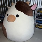Squishmallows Jumbo Ronnie The Brown White Cow  24  Rare Plush Toy     2025 New