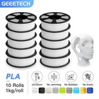 Geeetech 3d Printer Filament 1 75mm Pla White black Printing Filament 1-10kg Lot