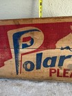Vintage Polar Ginger Ale Wooden Soda Crate Polar Please Bear Graphic Advertising